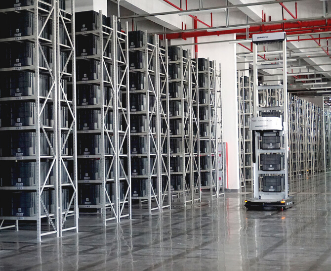 欣贺服装物流中心自动化