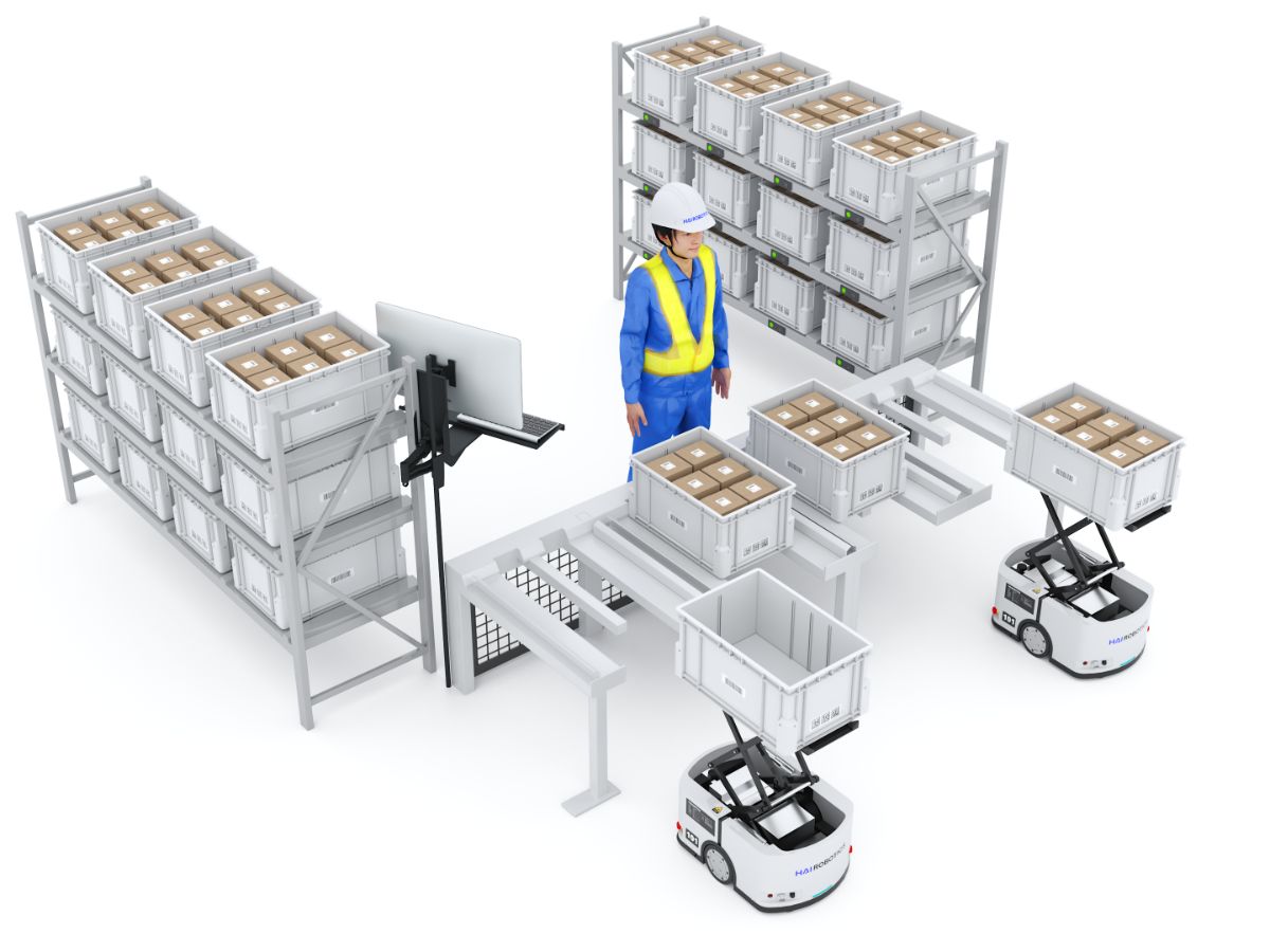 缓存货架工作站